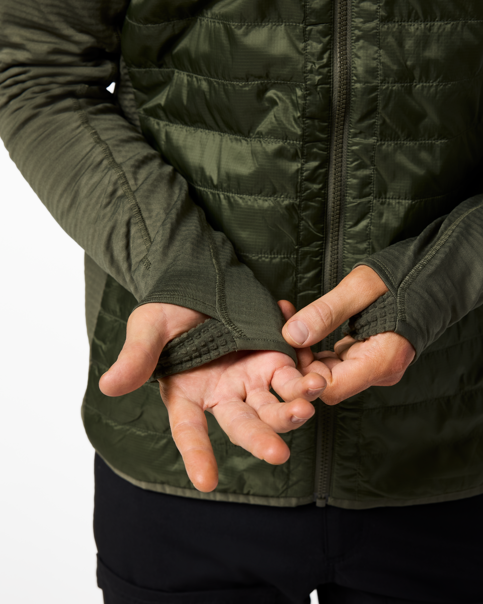 Capa Hybrid Insulated Hooded Jacket - Men's - Fatigue - US 3381