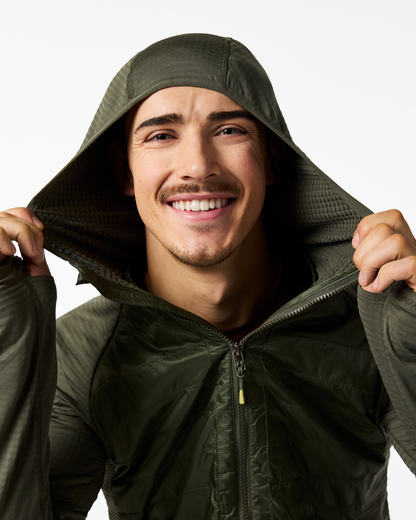 Capa Hybrid Insulated Hooded Jacket - Men's - Fatigue - US 3381