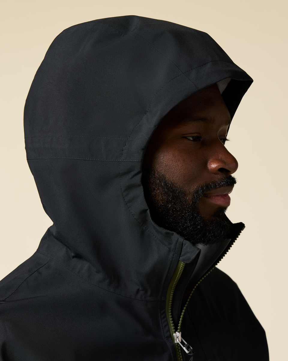 Cielo Rain Jacket - Men's - All Black - US 3588