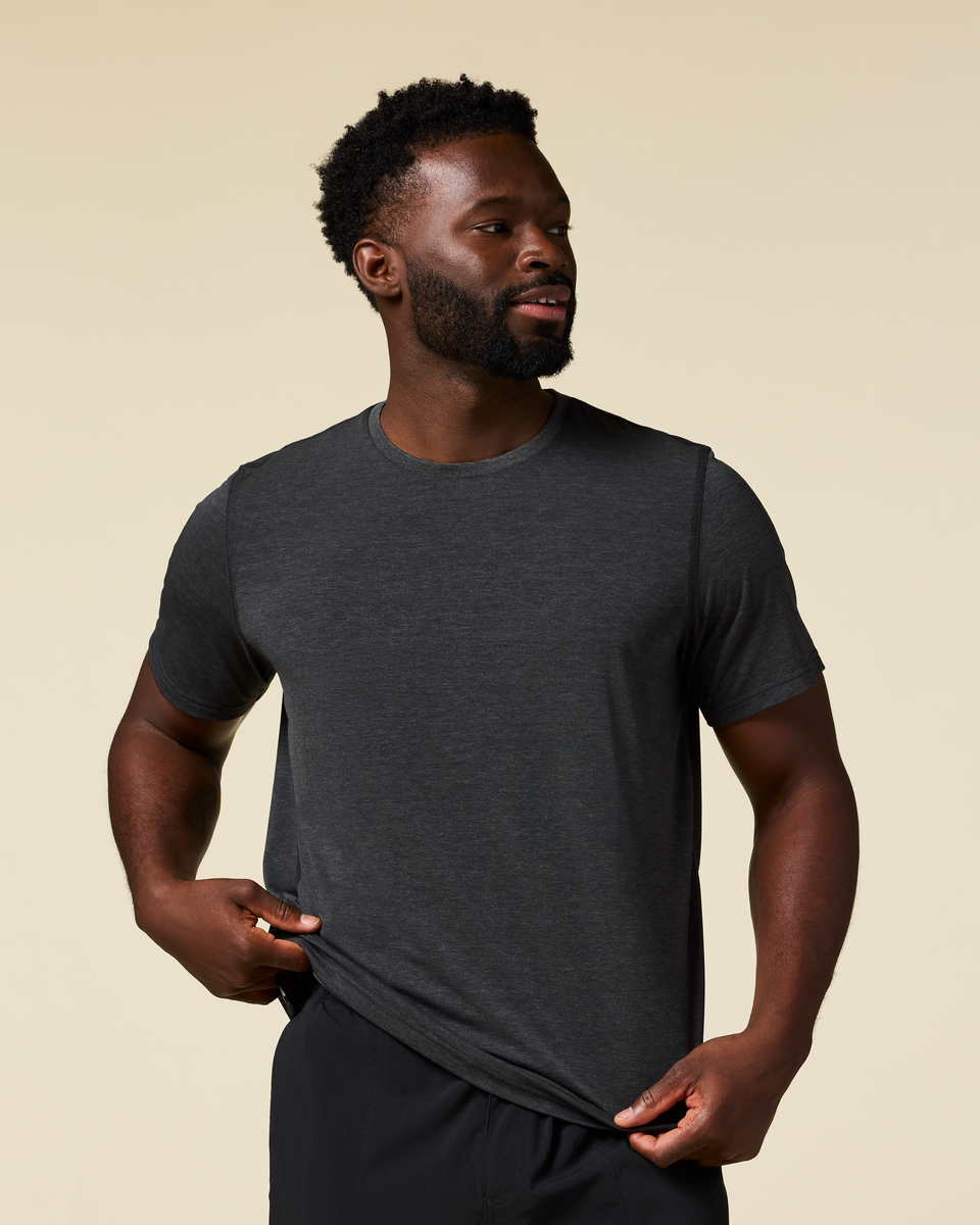 Empaca Crew T-Shirt - Men's - Heather Black - US 1820