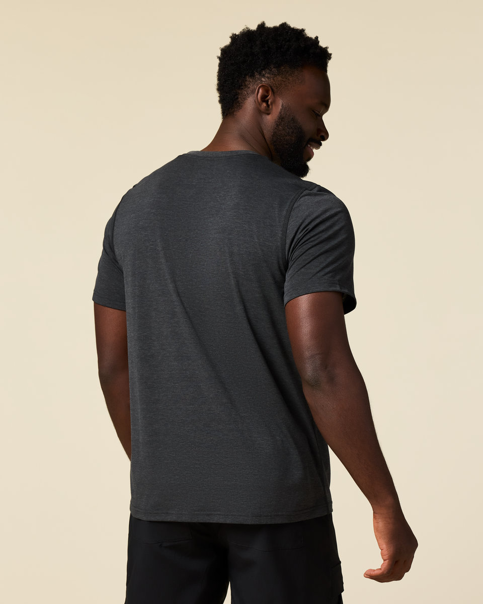 Empaca Crew T-Shirt - Men's - Heather Black - US 1820