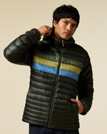 Fuego Down Hooded Jacket - Men's - Woods Stripes - US 7439