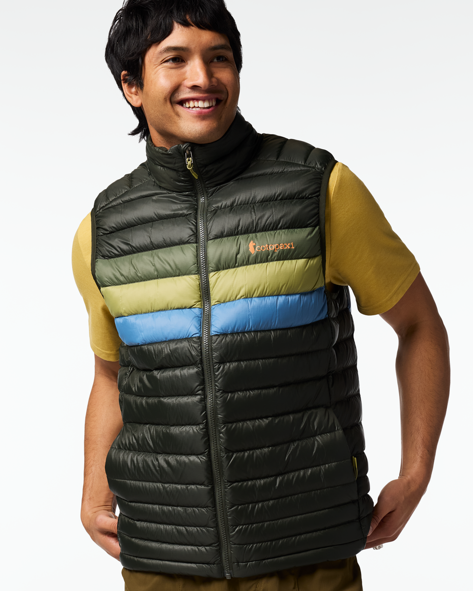 Fuego Down Vest - Men's - Woods Stripes - US 6918