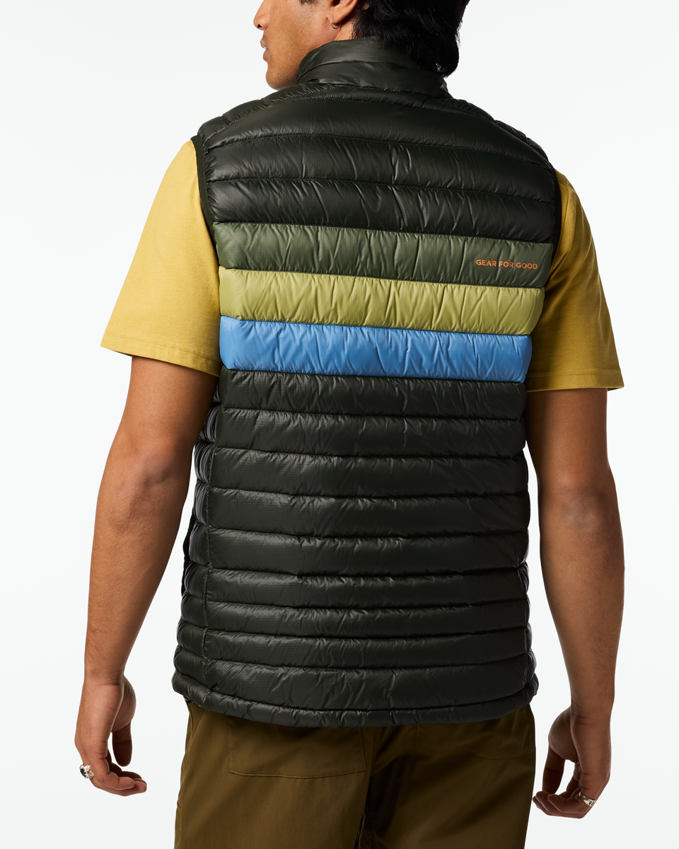 Fuego Down Vest - Men's - Woods Stripes - US 6918