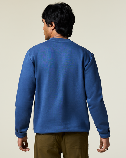 Lava Llama Crew Sweatshirt - Men's - Deep Sea - US 7389