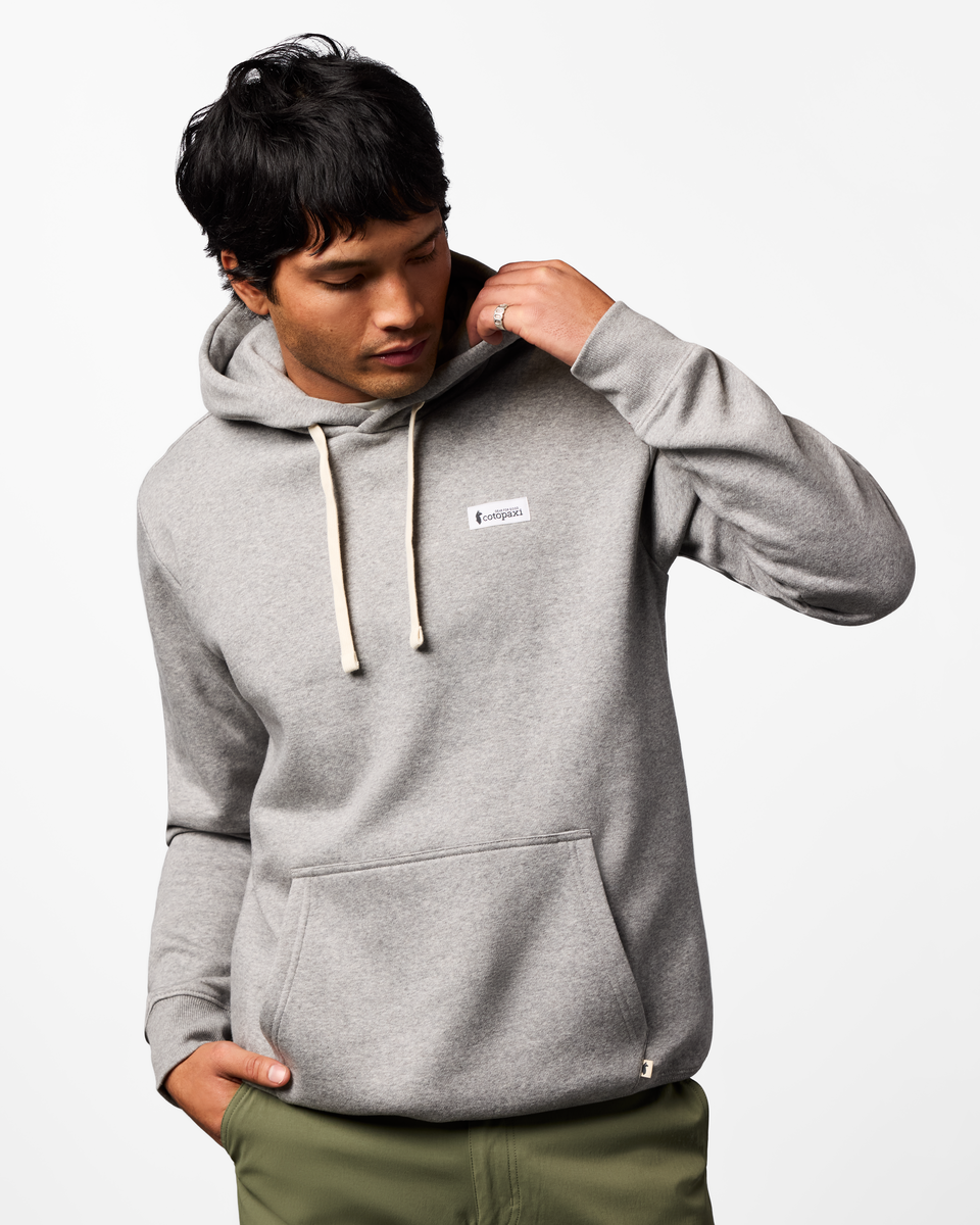 Llama Patch Pullover Hoodie - Men's - Heather Grey - US 9819