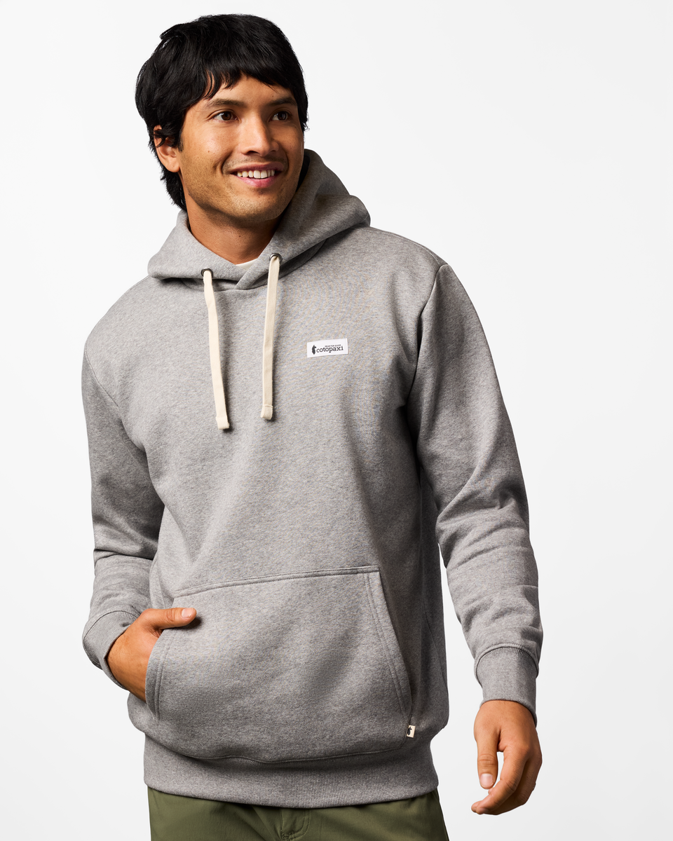 Llama Patch Pullover Hoodie - Men's - Heather Grey - US 9819