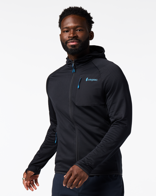 Otero Fleece Full-Zip Hooded Jacket - Men's - Cotopaxi Black - US 7425