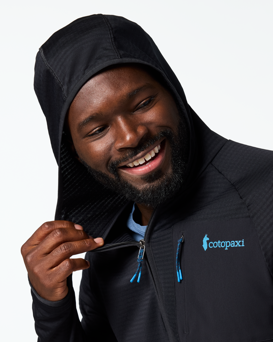 Otero Fleece Full-Zip Hooded Jacket - Men's - Cotopaxi Black - US 7425