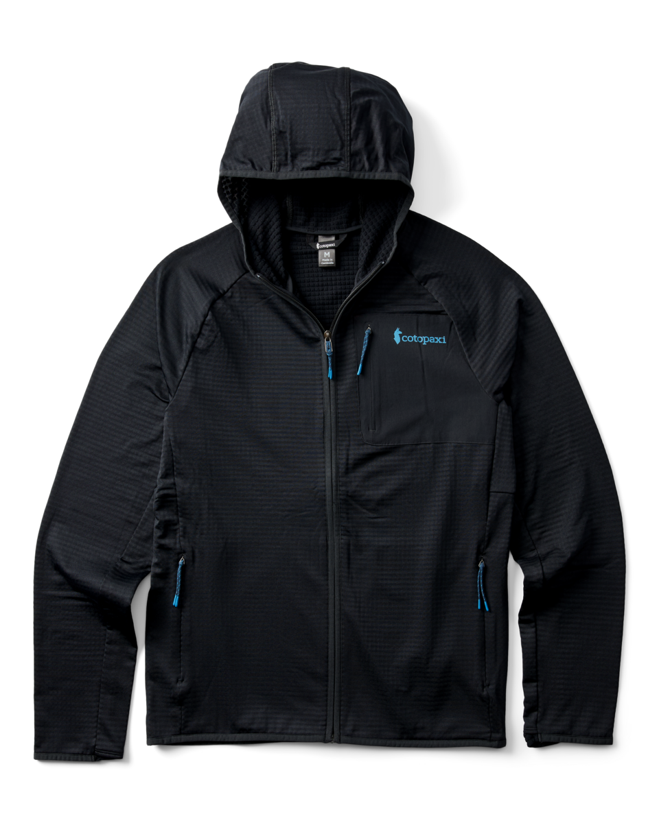 Otero Fleece Full-Zip Hooded Jacket - Men's - Cotopaxi Black - US 7425