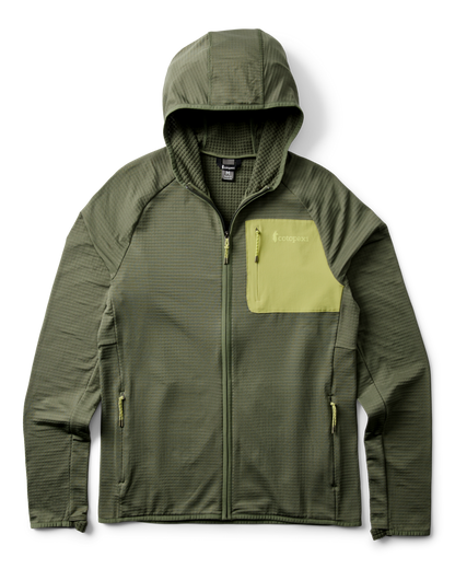 Otero Fleece Full-Zip Hooded Jacket - Men's - Fatigue - US 5376
