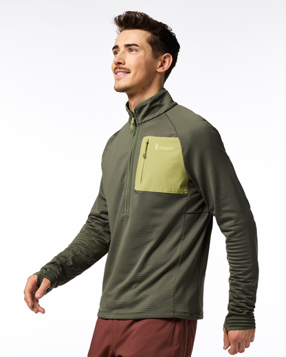 Otero Fleece Half-Zip Pullover - Men's - Fatigue - US 5194
