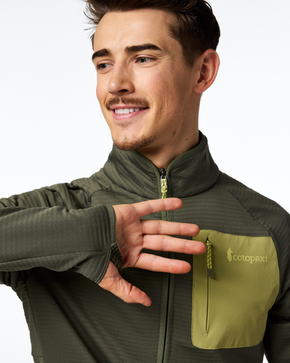 Otero Fleece Half-Zip Pullover - Men's - Fatigue - US 5194