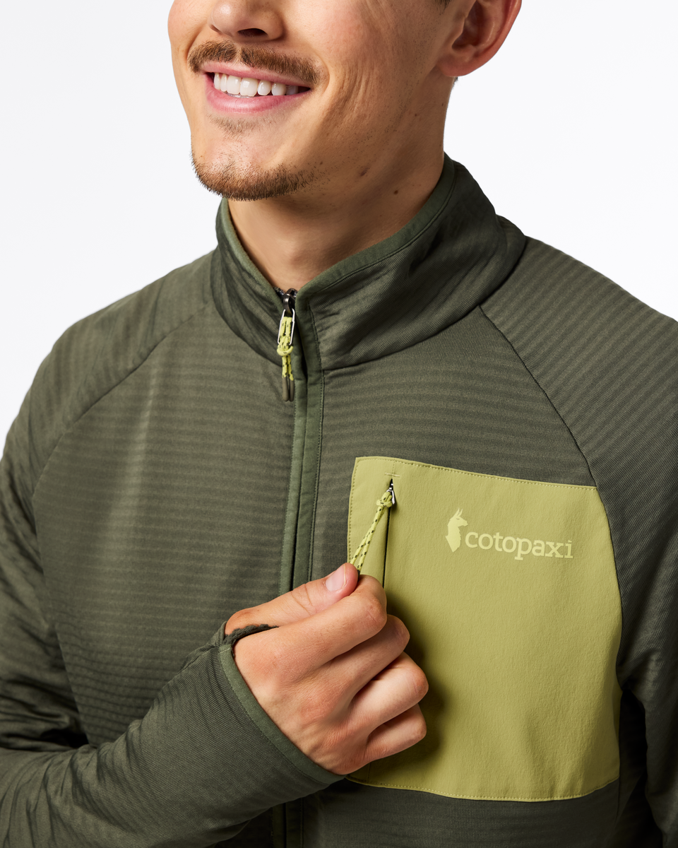 Otero Fleece Half-Zip Pullover - Men's - Fatigue - US 5194