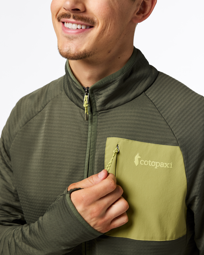 Otero Fleece Half-Zip Pullover - Men's - Fatigue - US 5194