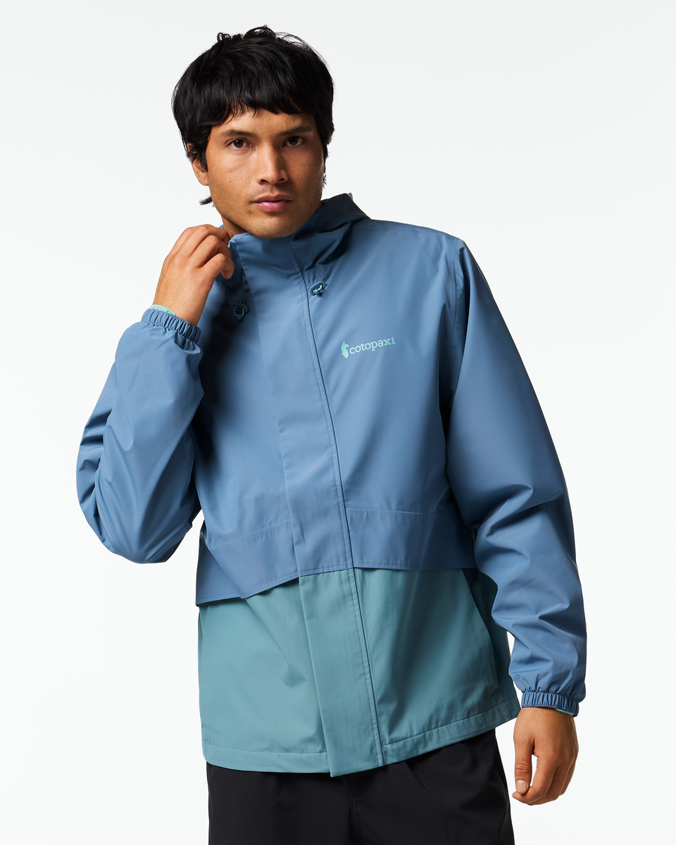 Rayu Rain Jacket - Men's - Steel Blue/Everglade - US 1191