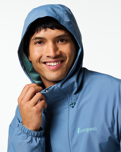Rayu Rain Jacket - Men's - Steel Blue/Everglade - US 1191