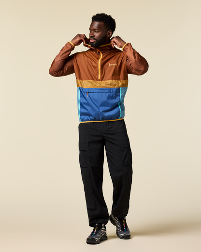 Teca Half-Zip Windbreaker - Men's - Eat More Veggies - US 1142