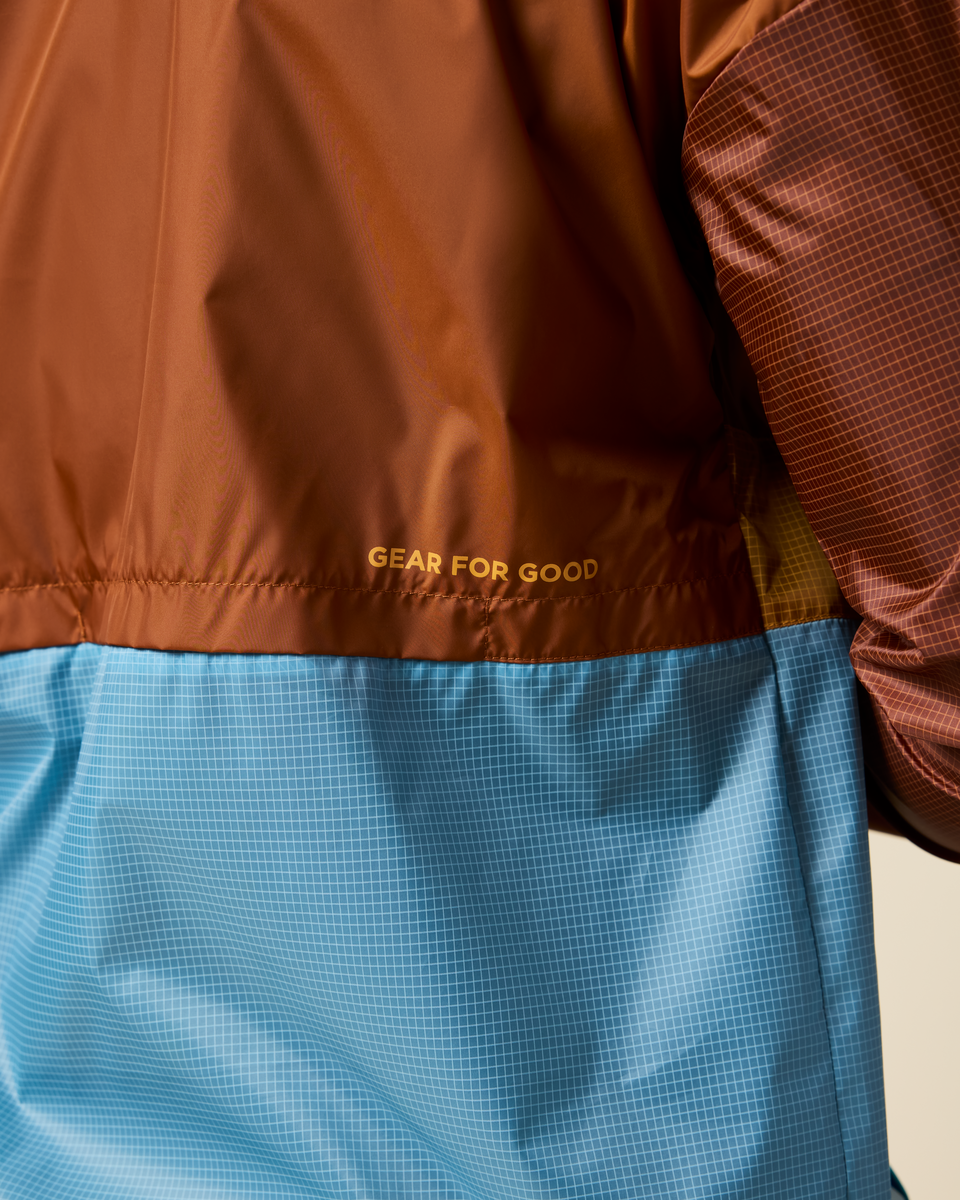 Teca Half-Zip Windbreaker - Men's - Eat More Veggies - US 1142