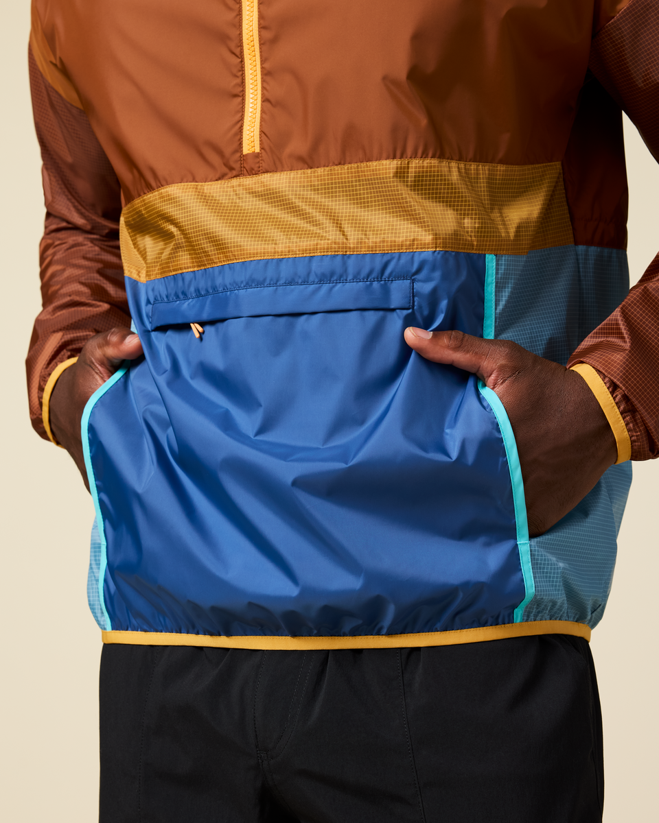 Teca Half-Zip Windbreaker - Men's - Eat More Veggies - US 1142