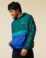 Teca Half-Zip Windbreaker - Men's - Eat More Veggies - US 1142