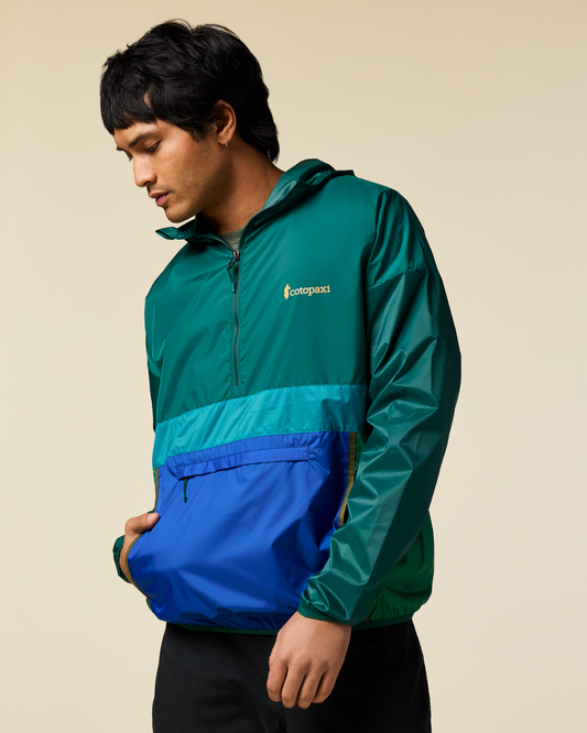 Teca Half-Zip Windbreaker - Men's - Eat More Veggies - US 1142