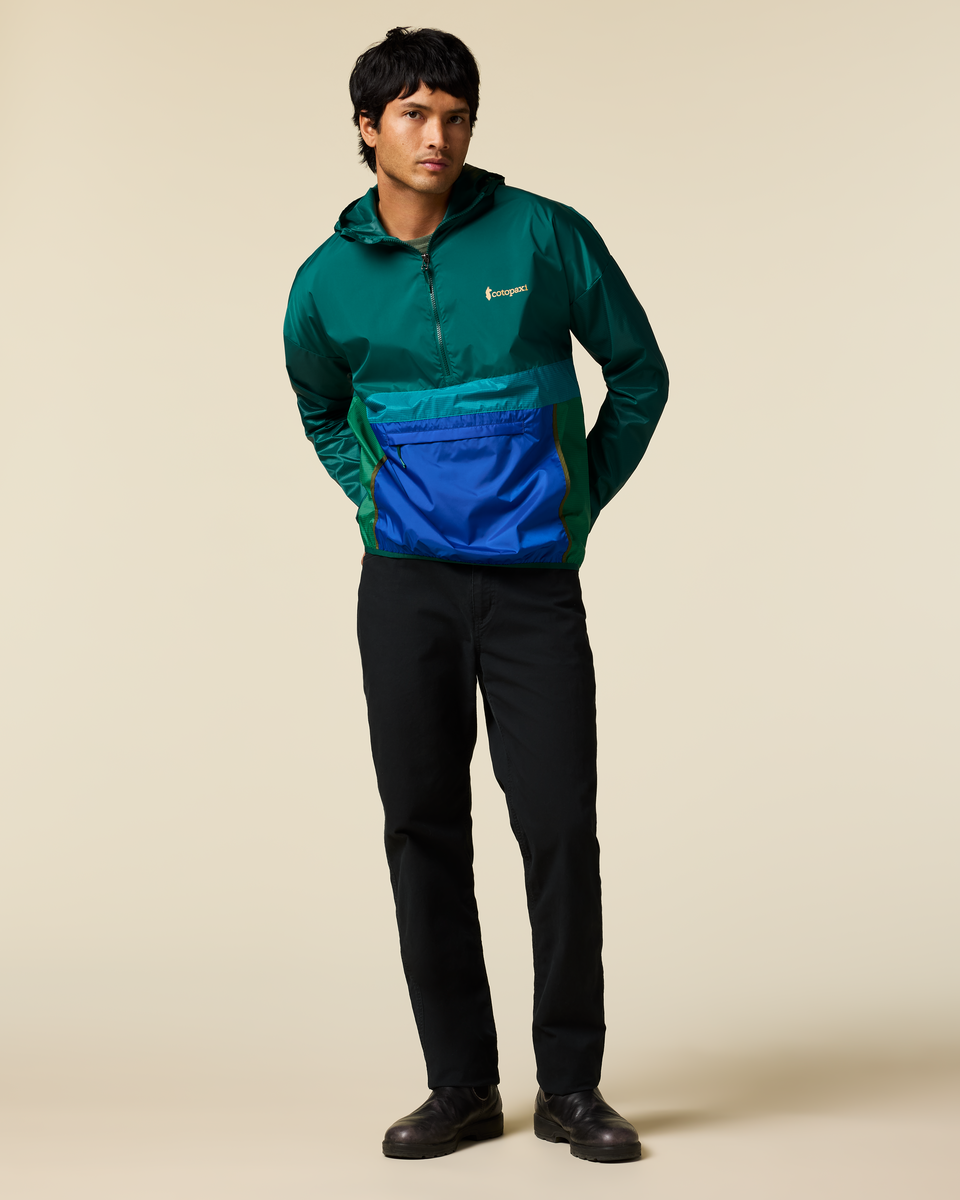 Teca Half-Zip Windbreaker - Men's - Eat More Veggies - US 1142