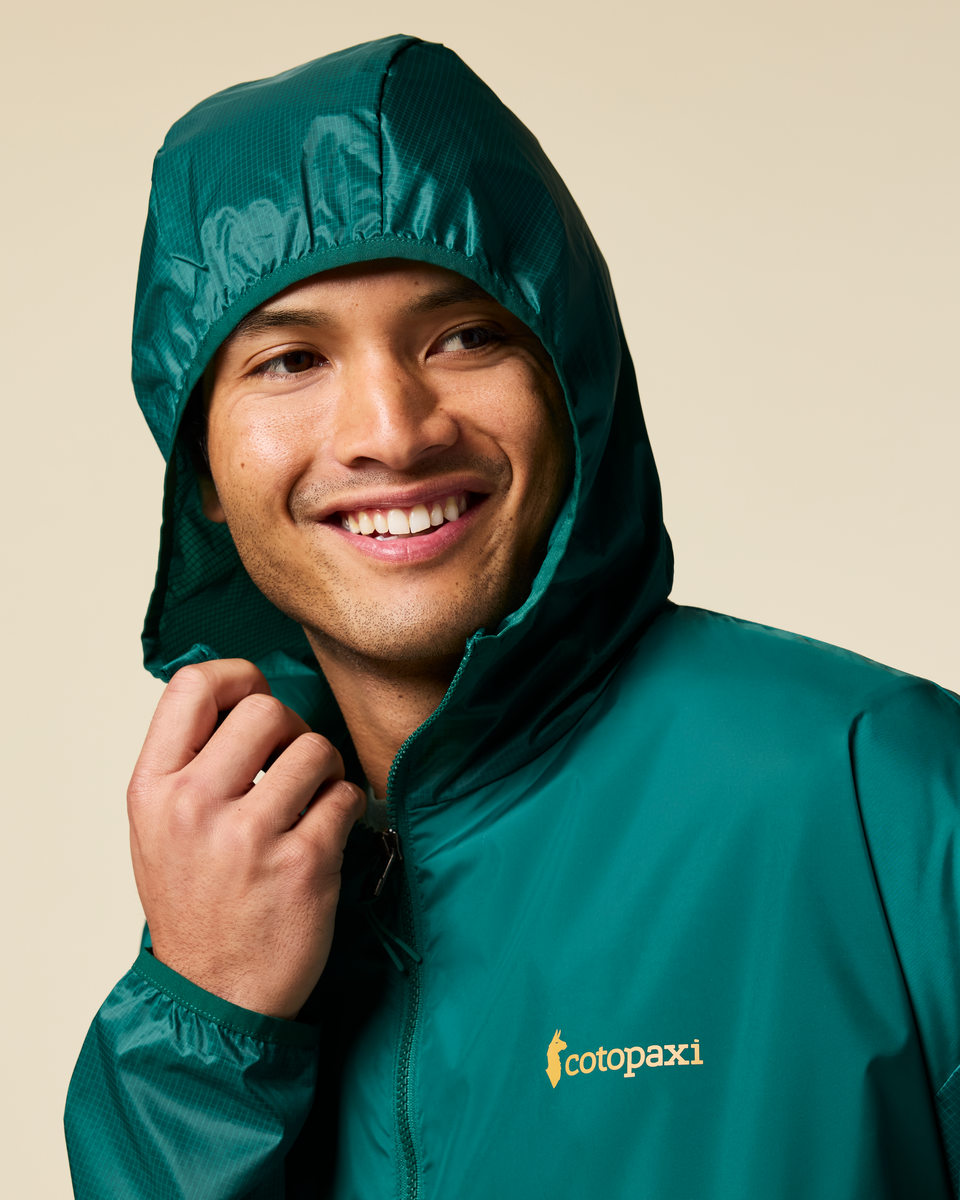 Teca Half-Zip Windbreaker - Men's - Eat More Veggies - US 1142
