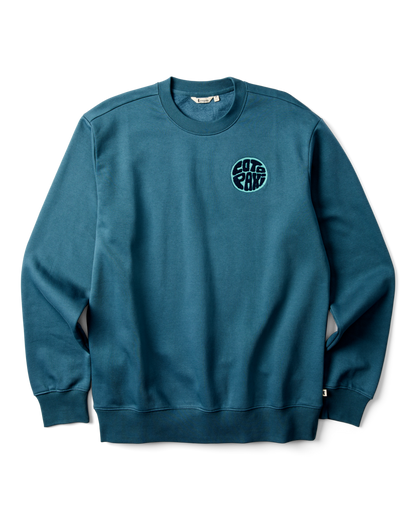Trail To Sea Crew Sweatshirt - Men's - Ocean - US 1085
