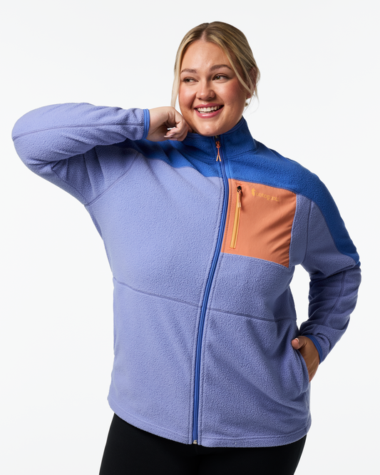 Abrazo Fleece Full-Zip Jacket - Women's - Azure/Aster - US 1342