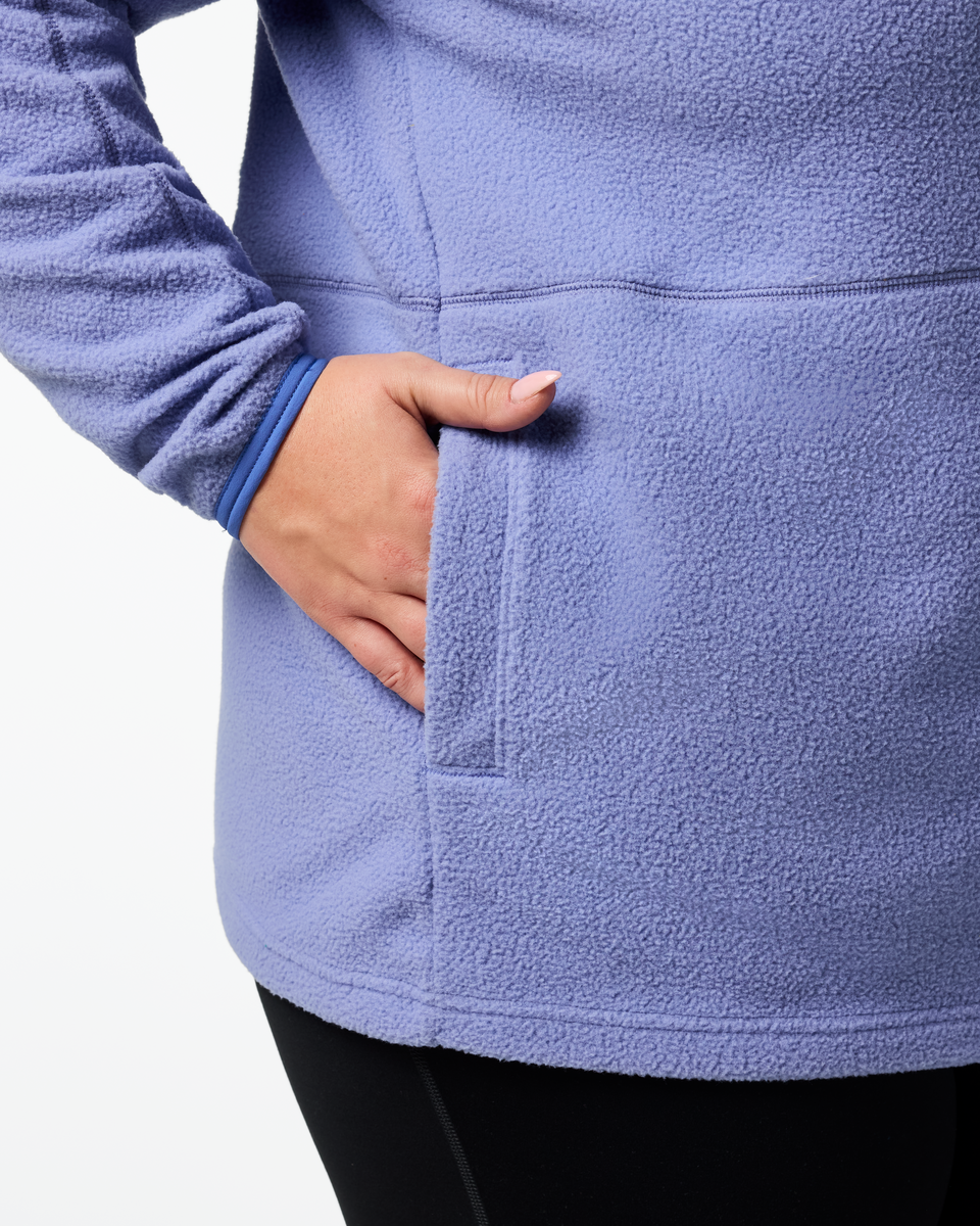 Abrazo Fleece Full-Zip Jacket - Women's - Azure/Aster - US 1342