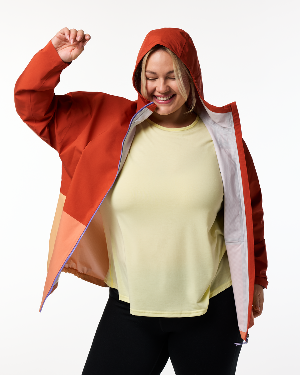 Cielo Rain Jacket - Women's - Chimayo/Grapefruit - US 3685