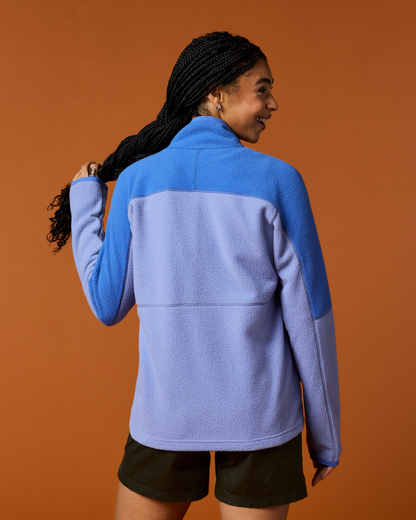 Abrazo Fleece Full-Zip Jacket - Women's - Azure/Aster - US 1342