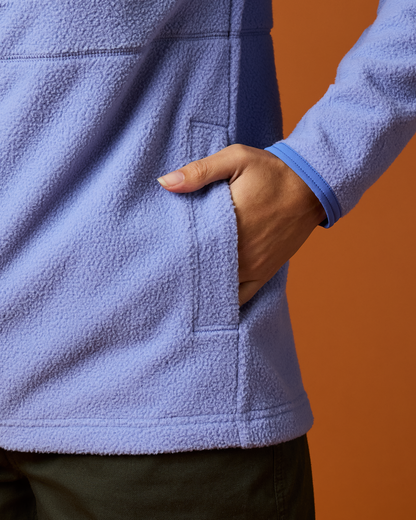 Abrazo Fleece Full-Zip Jacket - Women's - Azure/Aster - US 1342