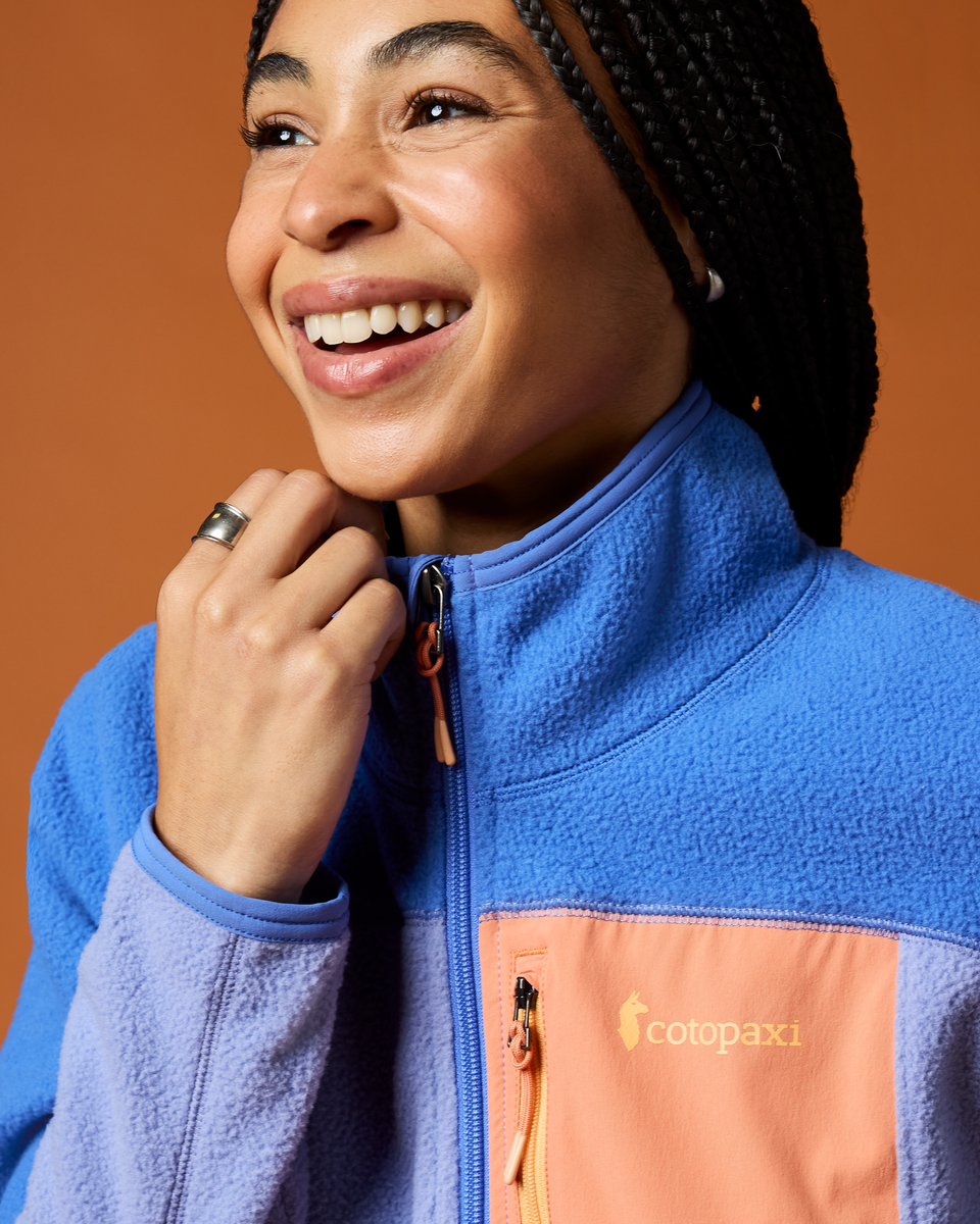 Abrazo Fleece Full-Zip Jacket - Women's - Azure/Aster - US 1342
