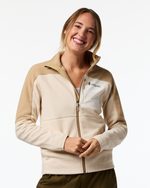 Abrazo Fleece Full-Zip Jacket - Women's - Khaki/Cream - US 8783