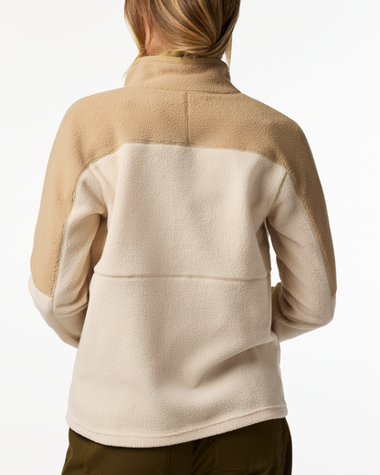 Abrazo Fleece Full-Zip Jacket - Women's - Khaki/Cream - US 8783