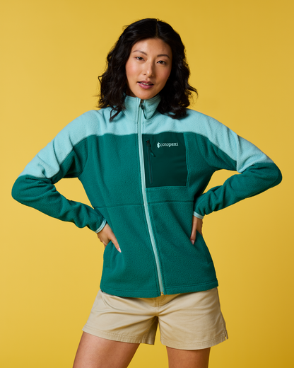Abrazo Fleece Full-Zip Jacket - Women's - Tide Pool/Malachite - US 3004