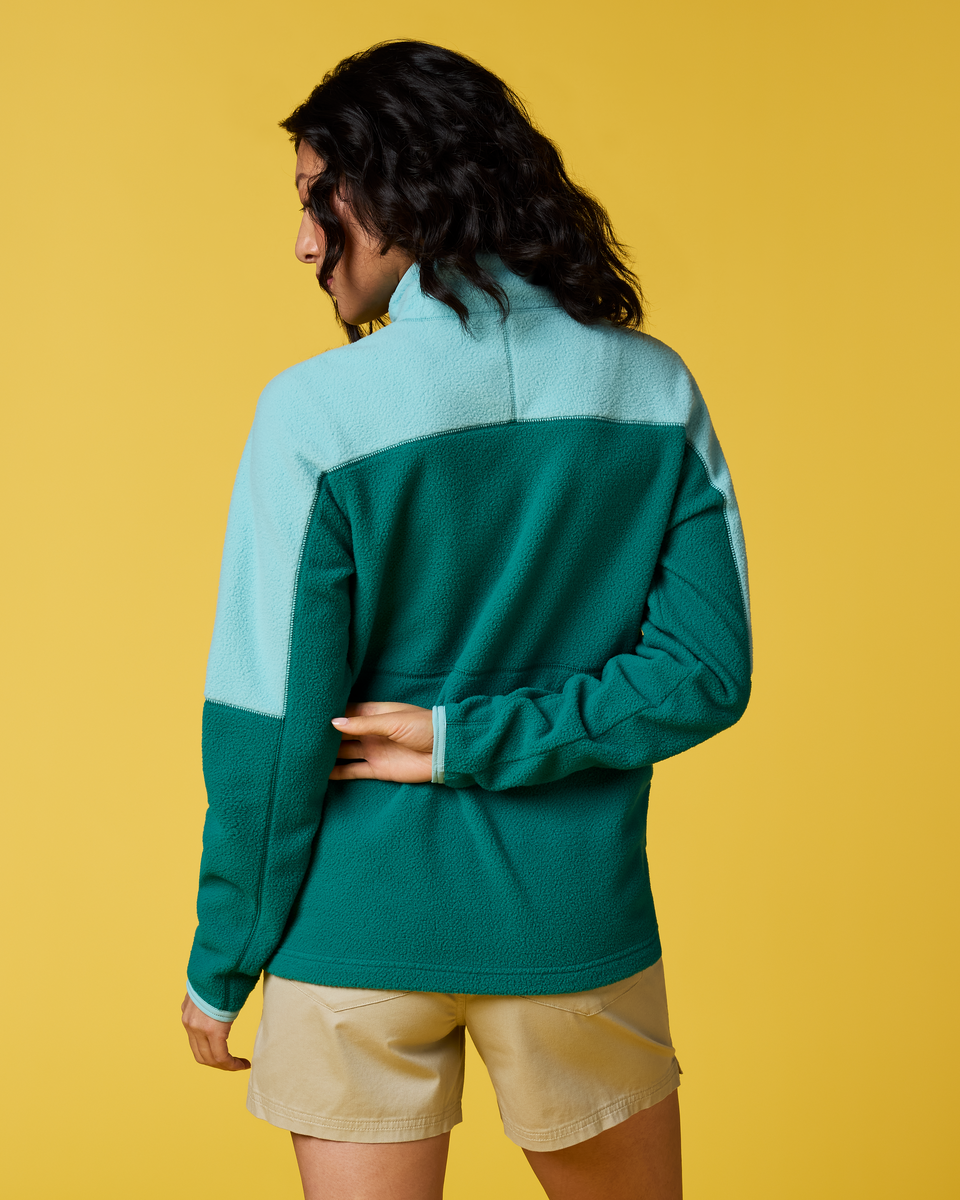 Abrazo Fleece Full-Zip Jacket - Women's - Tide Pool/Malachite - US 3004