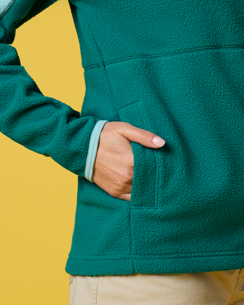 Abrazo Fleece Full-Zip Jacket - Women's - Tide Pool/Malachite - US 3004