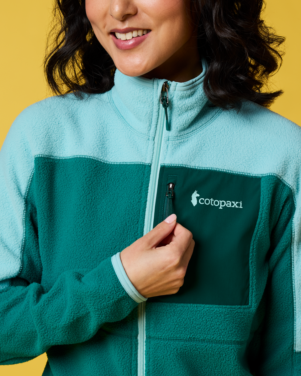 Abrazo Fleece Full-Zip Jacket - Women's - Tide Pool/Malachite - US 3004