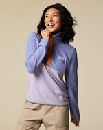 Amado Fleece Pullover - Women's - Aster/Moonbeam - US 9119