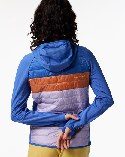 Capa Hybrid Insulated Hooded Jacket - Women's - Azure/Moonbeam - US 8922