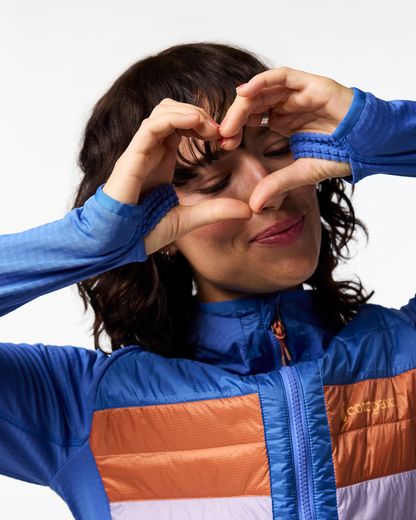 Capa Hybrid Insulated Hooded Jacket - Women's - Azure/Moonbeam - US 8922