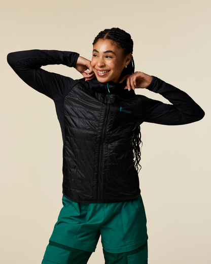 Capa Hybrid Insulated Hooded Jacket - Women's - Cotopaxi Black - US 2481
