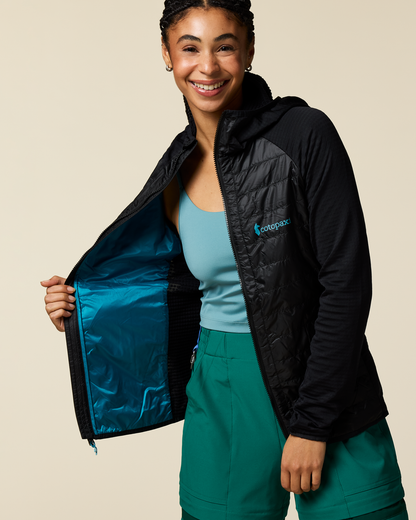 Capa Hybrid Insulated Hooded Jacket - Women's - Cotopaxi Black - US 2481