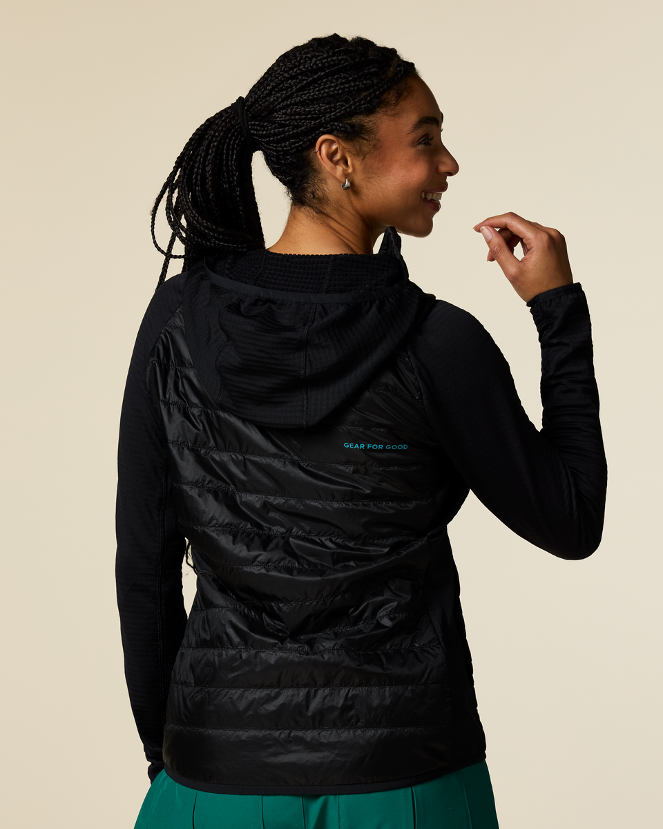 Capa Hybrid Insulated Hooded Jacket - Women's - Cotopaxi Black - US 2481