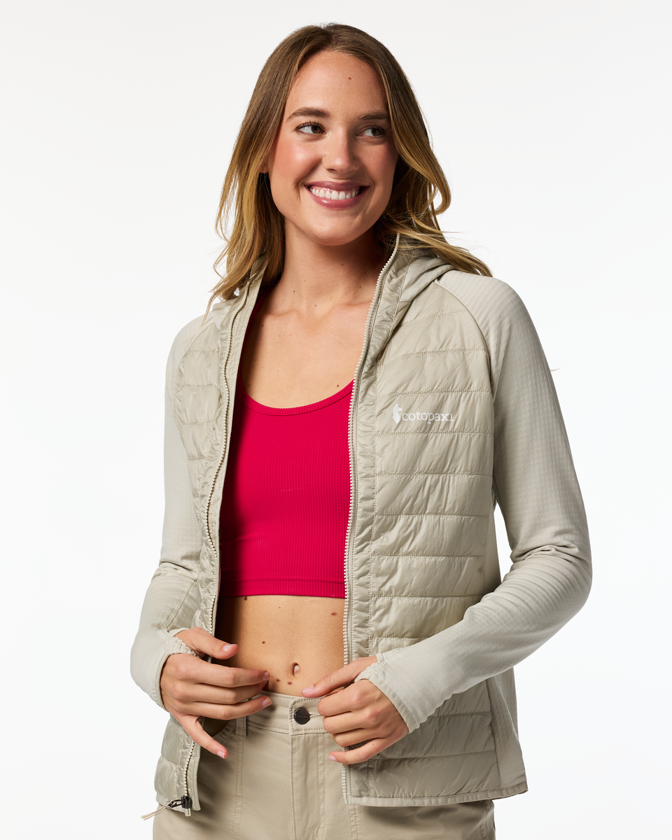 Capa Hybrid Insulated Hooded Jacket - Women's - Mineral - US 6183