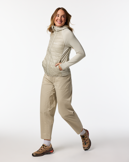 Capa Hybrid Insulated Hooded Jacket - Women's - Mineral - US 6183