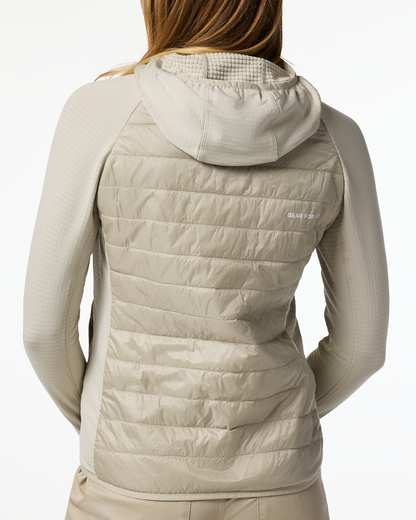 Capa Hybrid Insulated Hooded Jacket - Women's - Mineral - US 6183